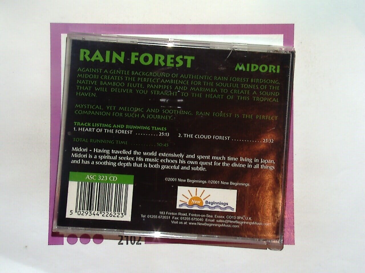 Midori Rain Forest CD VGC