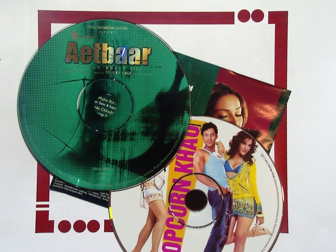 Popcorn Khao Mast Ho Jao CD + Bonus Disc Aetbaar CD VGC