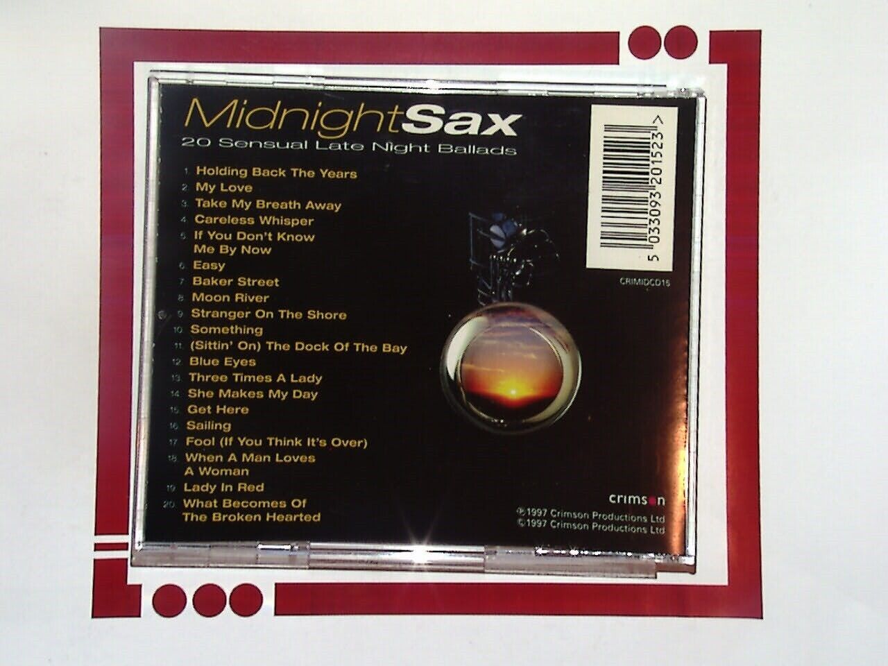 Midnight Sax 20 Sensual Late Night Ballads CD Mint