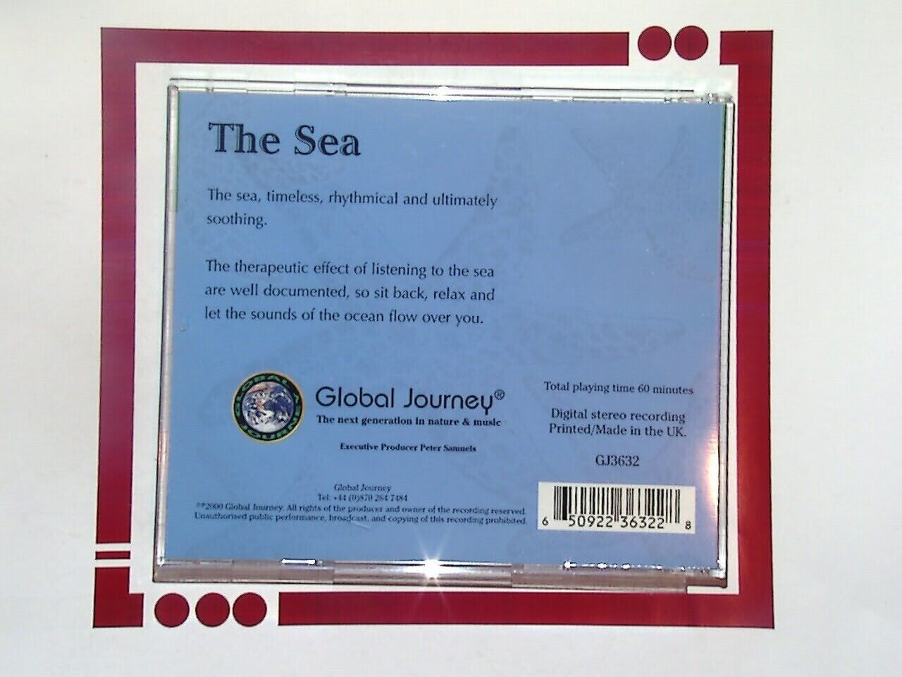 Tommy Gearhart The Sea: Nature Recordings CD VGC