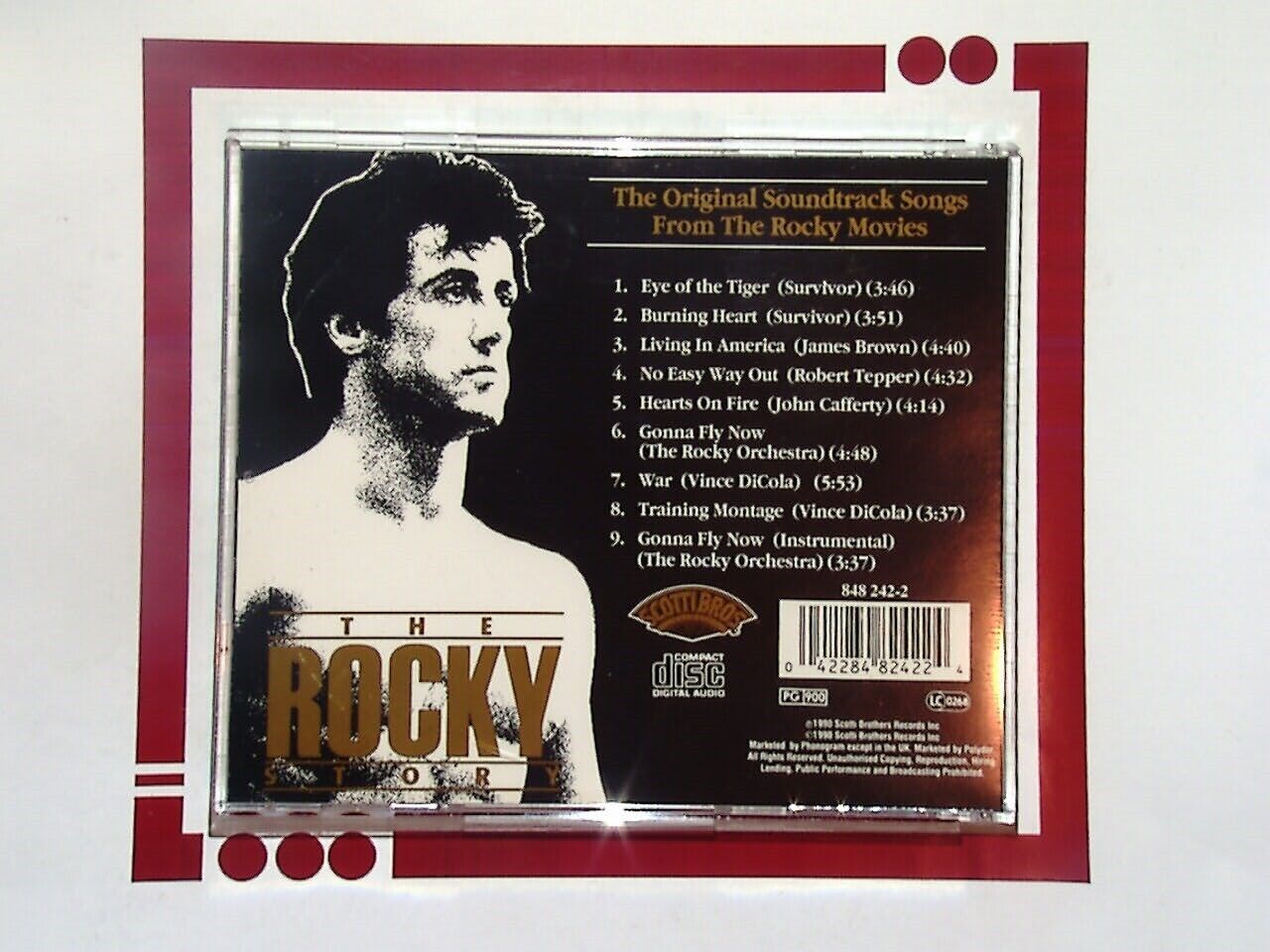 Vince DiCola The Rocky Story Original Soundtrack Songs CD VGC