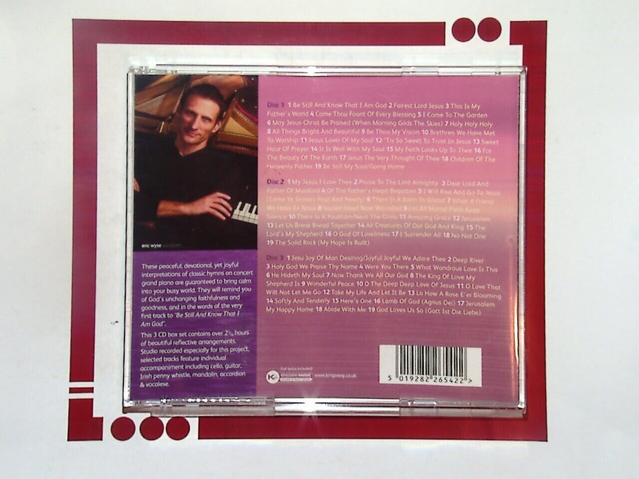Reflections: Instrumental 60 Songs of Devotion Eric Wyse 3CD Mint Worship