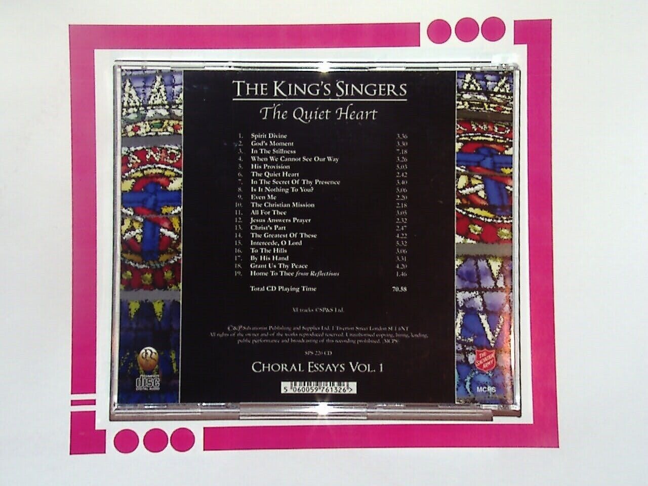 The King's Singers The Quiet Heart: Choral Essays Vol.1 CD Mint