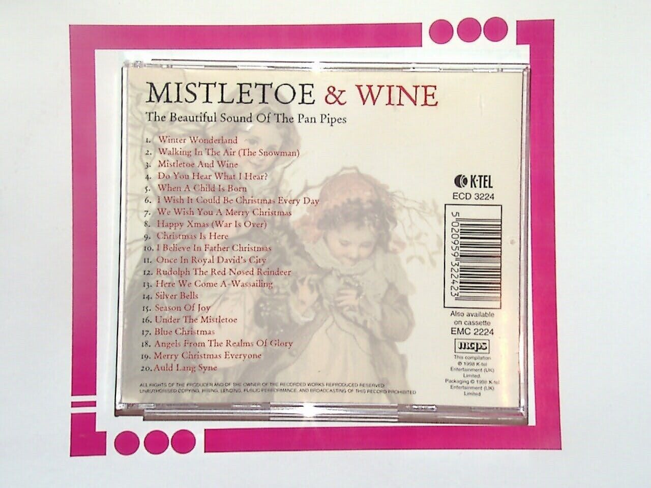 Various Artists Mistletoe & Wine CD Mint