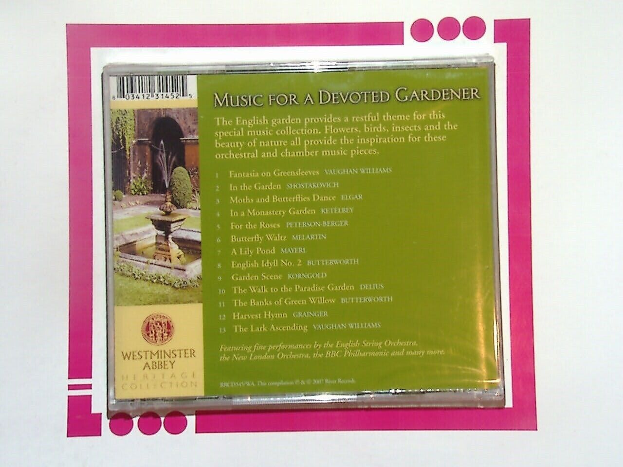 Westminster Abbey Music for a Devoted Gardener CD New & factory Sealed