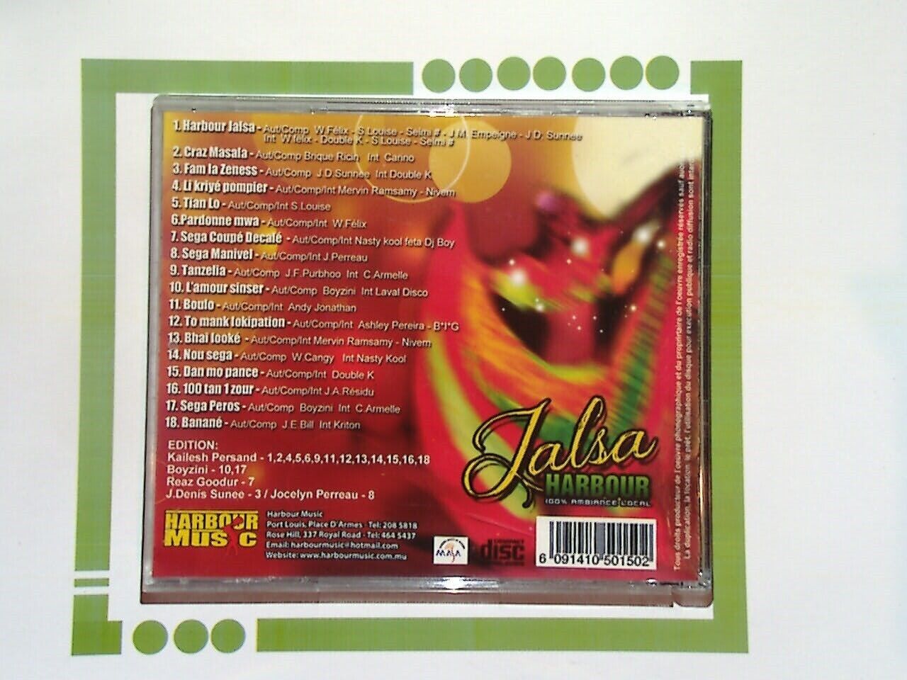Various Harbour Jalsa 100% Ambiance Local CD Nr Mint