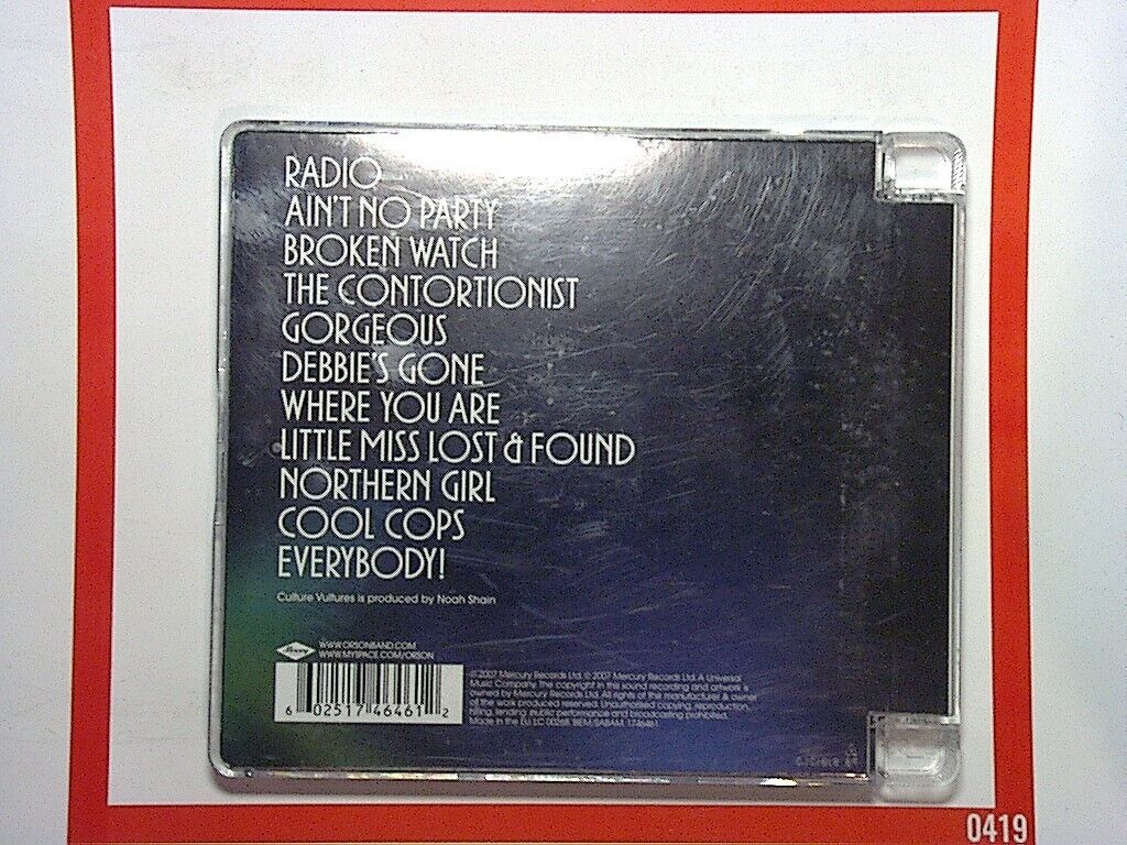 Orson Culture Vultures Special Edition CD Mint