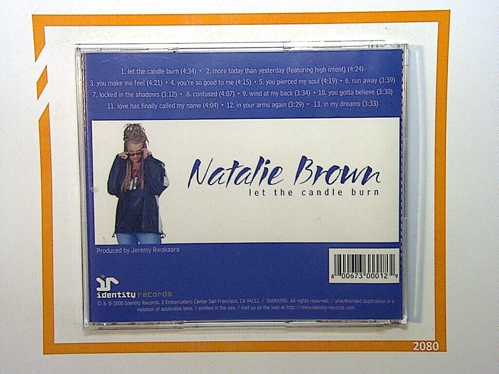 natalie Brown Let the Candle Burn CD Nr Mint