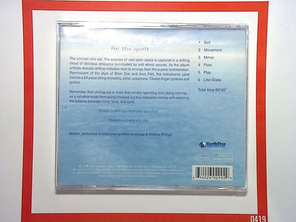Mike Vickerage & Andrew Phillips Chill Out for the Spirit CD Mint