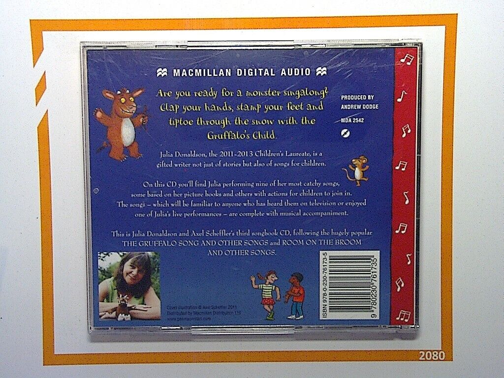 The Gruffalo's Child and Other Songs Audio CD - Performed by Julia Donaldson VGC
