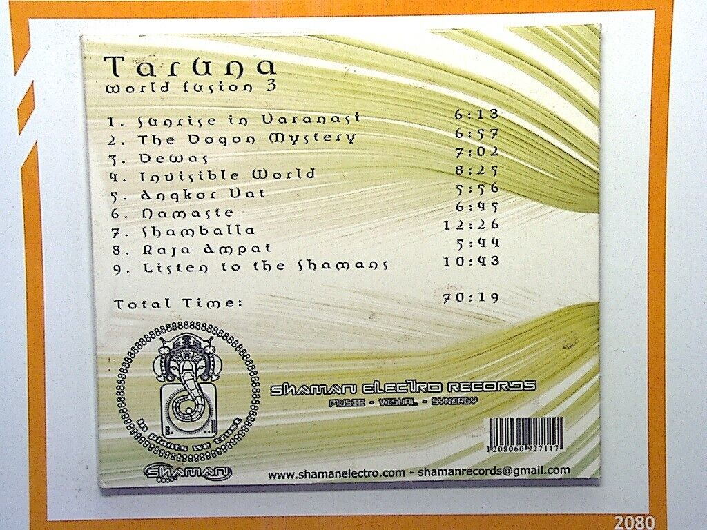 Taruna World Fusion 3 CD Nr Mint