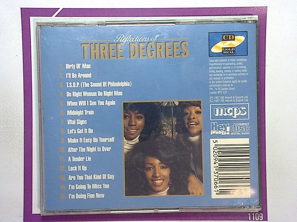 Reflections Of The Three Degrees CD Mint