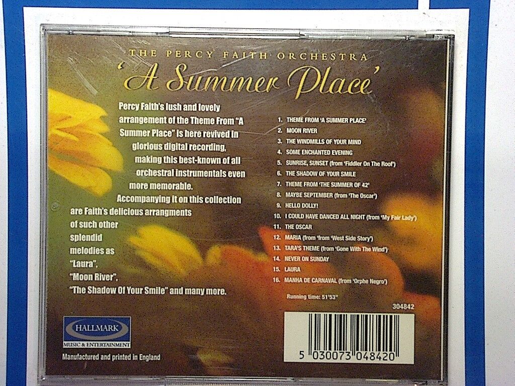 Percy Faith - Summer Place (1998) Nr Mint CD