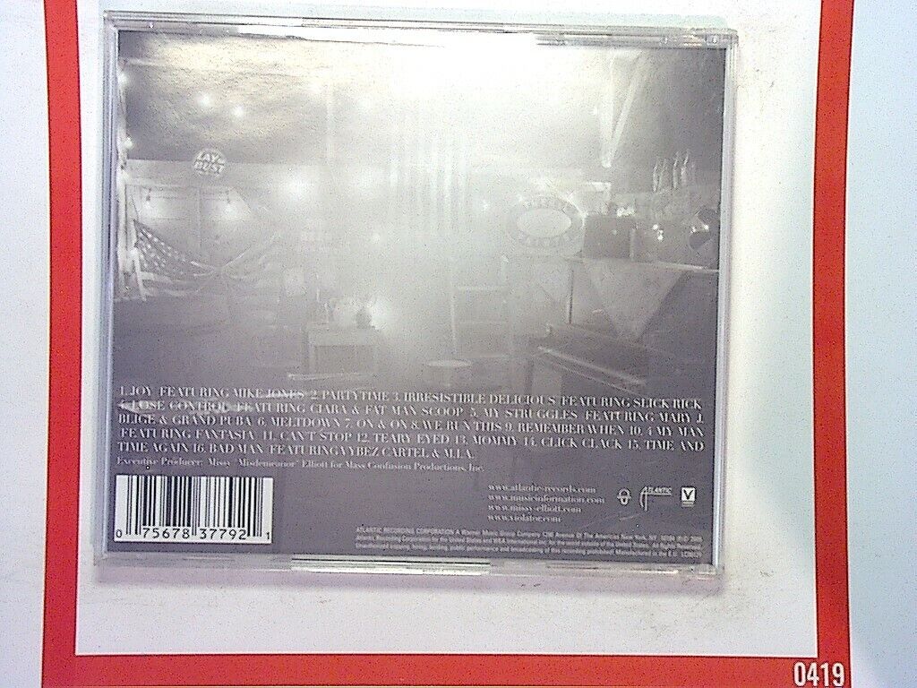 Missy Elliott The Cookbook CD Mint (Gift Option)*