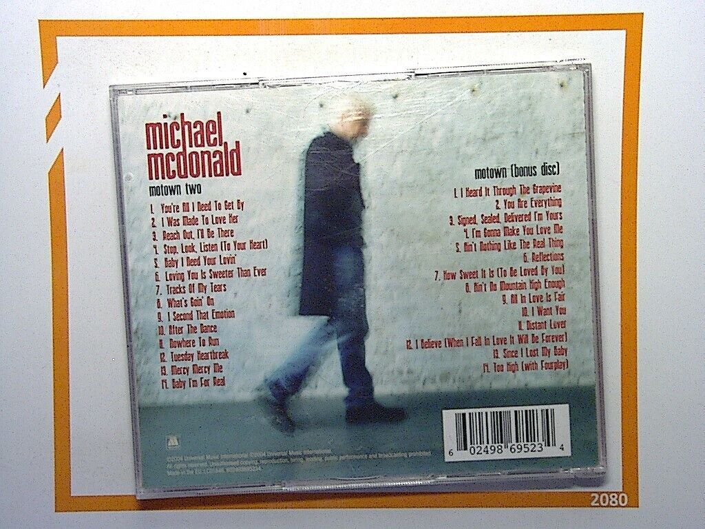 Michael McDonald Motown And Motown Two 2CD Mint