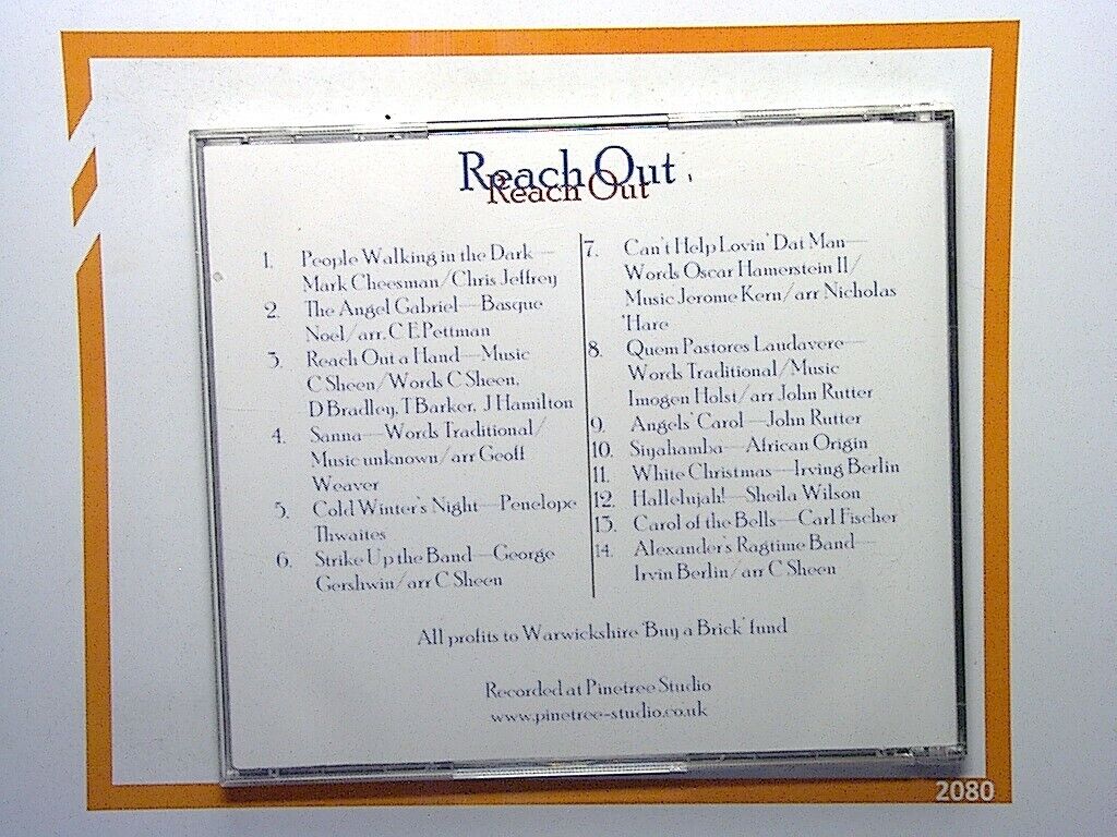 Warwickshire WI The Notabelles Reach Out CD Mint
