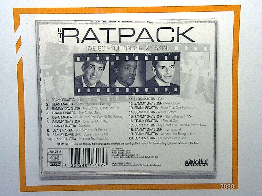 The Ratpack I've Got You Under My Skin CD New & Factory Sealed