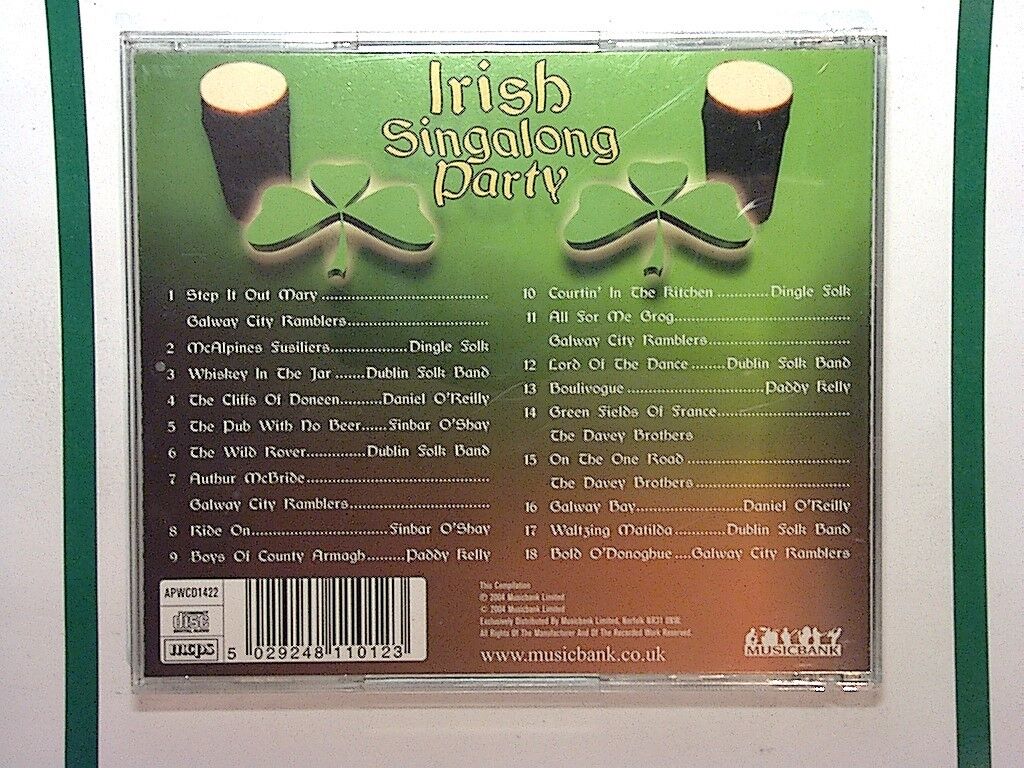 Various Artists 	Irish Singalong Party CD Mint