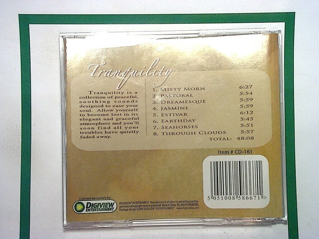 Tranquility Music That Creates A Gentle Comfort CD Nr Mint
