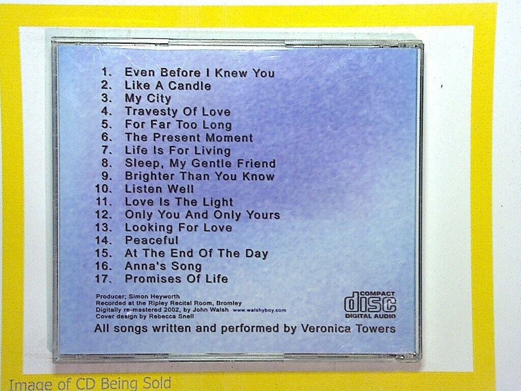 Veronica Towers	Promises Of Life CD Mint