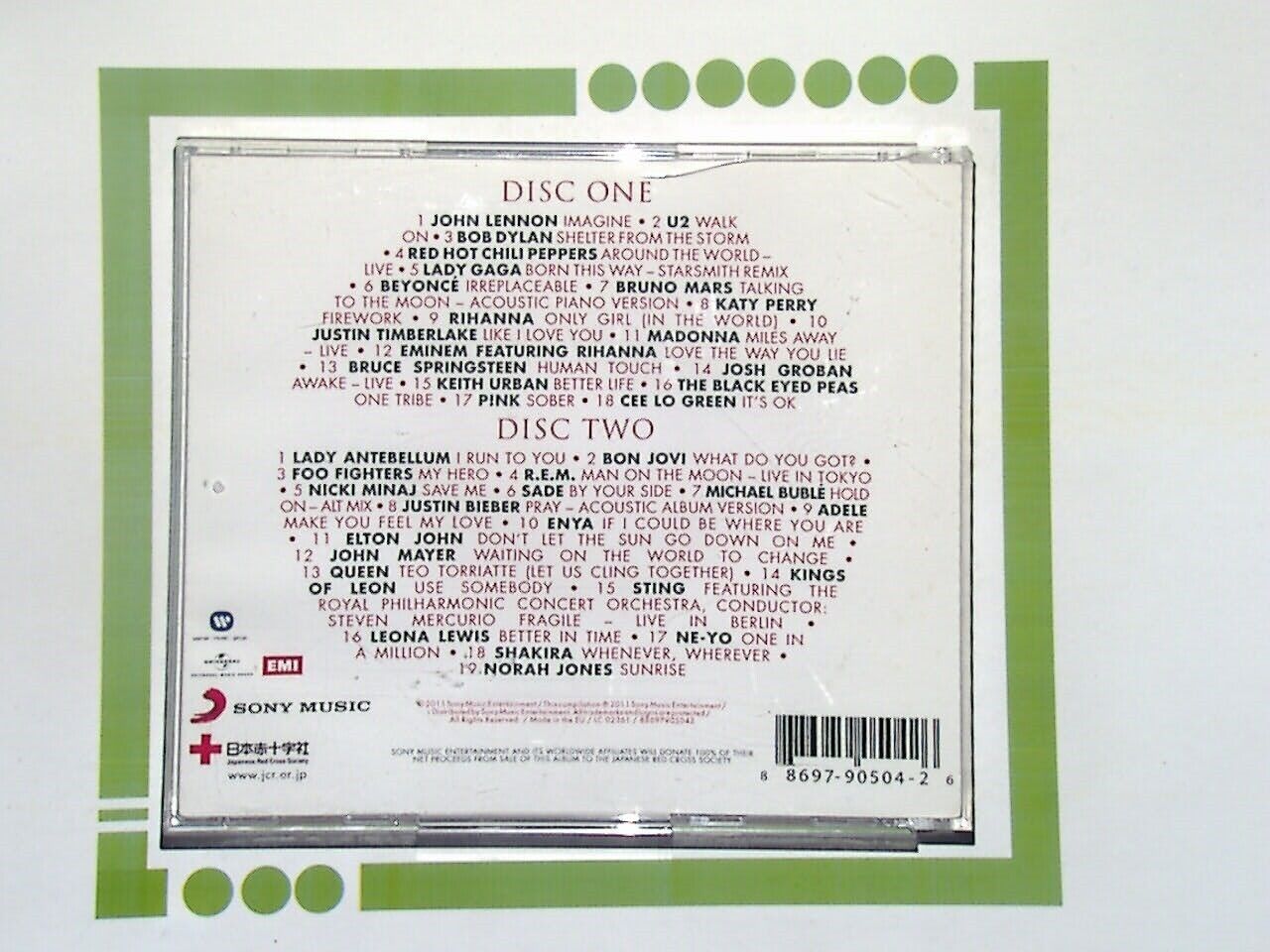 Various Artists Songs For Japan 2CD Nr Mint