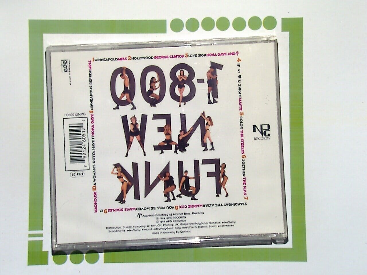 New Power Generation 1-800 New Funk CD Nr Mnt