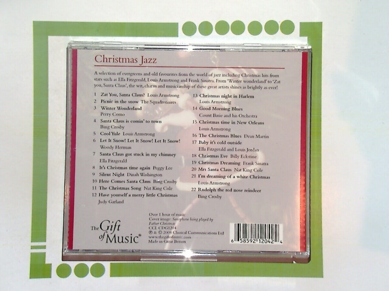 Various CHRISTMAS JAZZ  CD Nr Mint