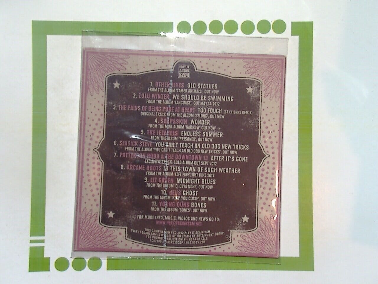 various Artists Play It Again Sam	Sampler 2012 CD Nr Mint