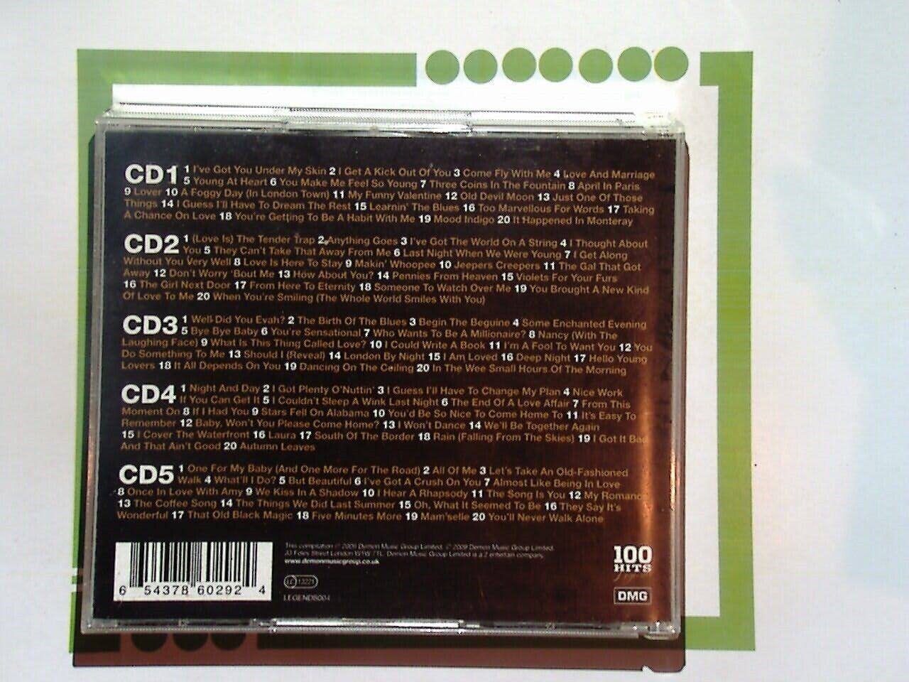 100 Hits Legends - Frank Sinatra 5CD VGC