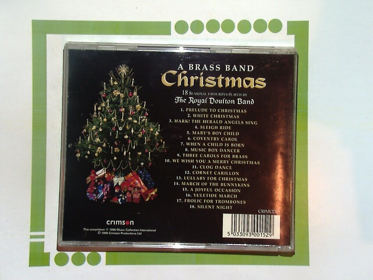 Royal Doulton Band A Brass Band Christmas CD Mint