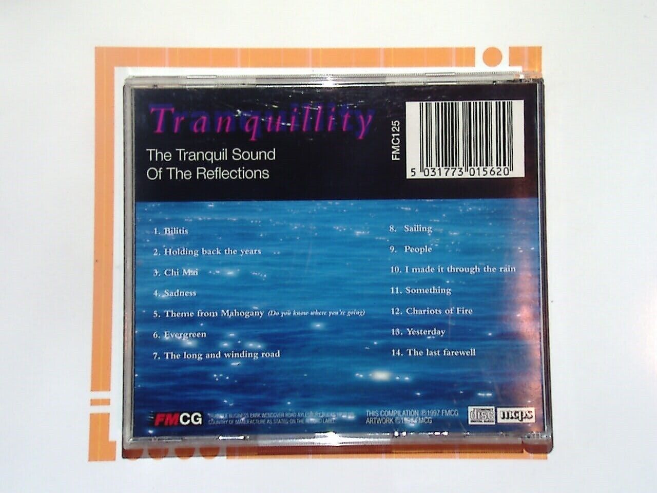 The Tranquil Sound of The Reflections - Tranquillity CD Mint