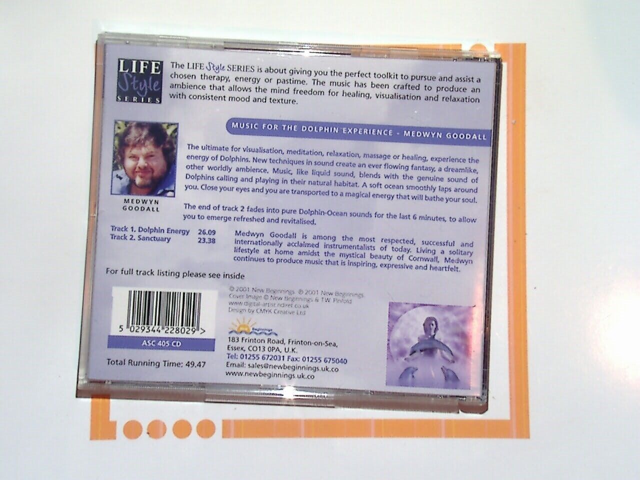 Medwyn Goodall Music for the Dolphin Experience CD VGC