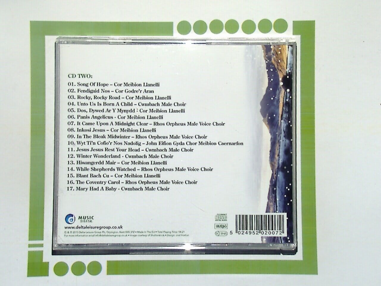 Various Artists - A Welsh Male Voice Choir Christmas CD Mint