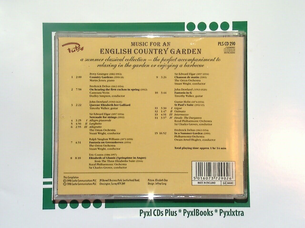 Music for an English Country Garden - Summer Classical Collection CD Mint