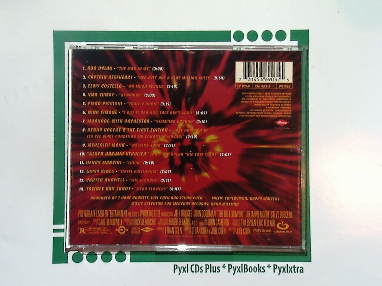 The Big Lebowski Original Motion Picture Soundtrack CD VGC