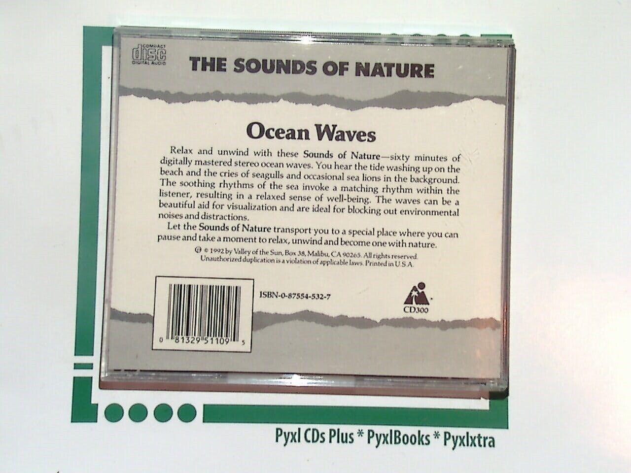 The Sounds Of Nature Ocean Waves CD VGC