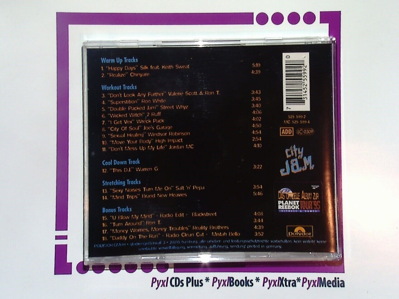 Various - Planet Reebok Tour The City Jam Complilation CD Nr Mint