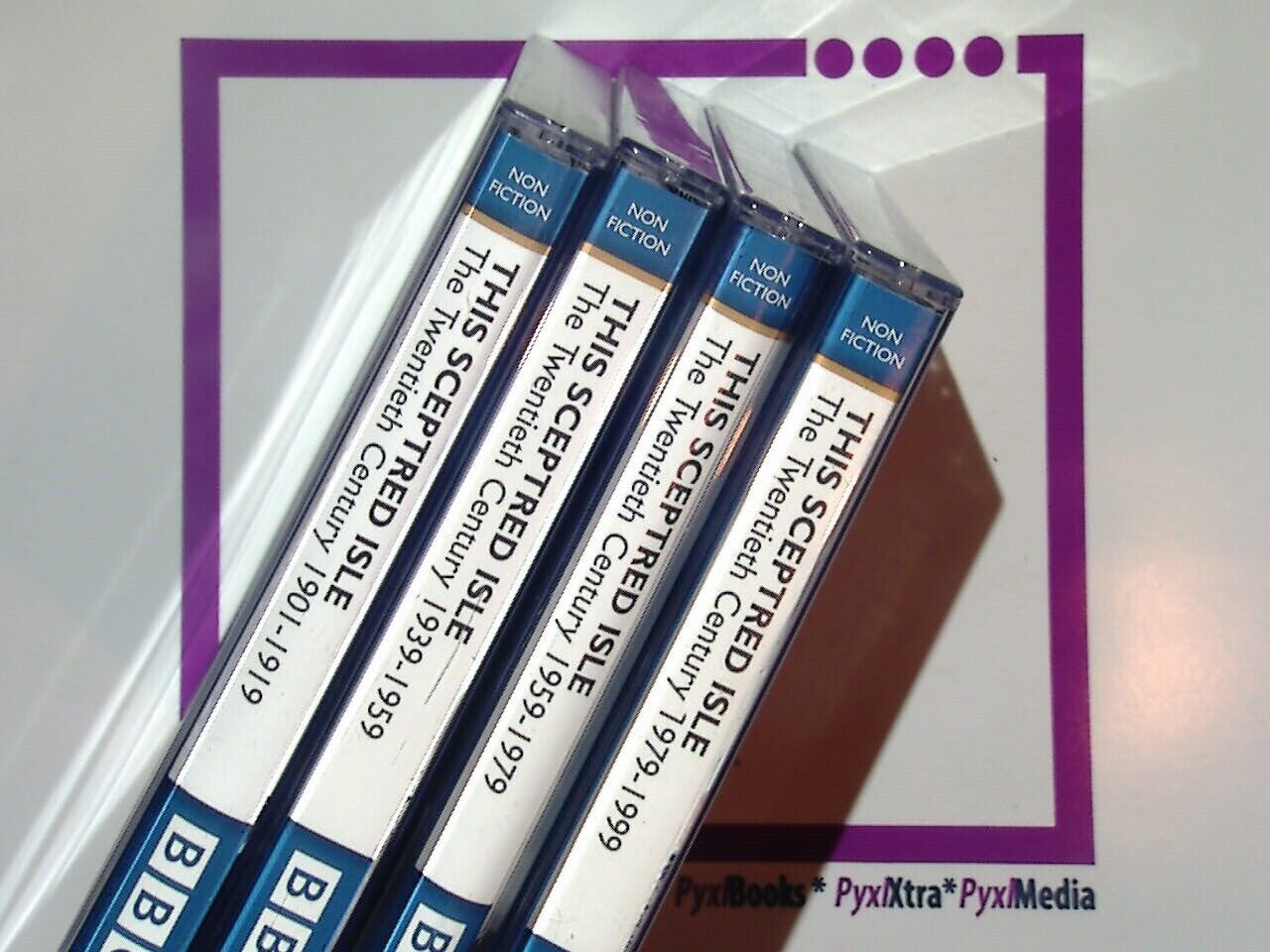 5 X BBC Radio This Sceptred Isle 20th Century Double Cassettes - 1901-1999 VGC
