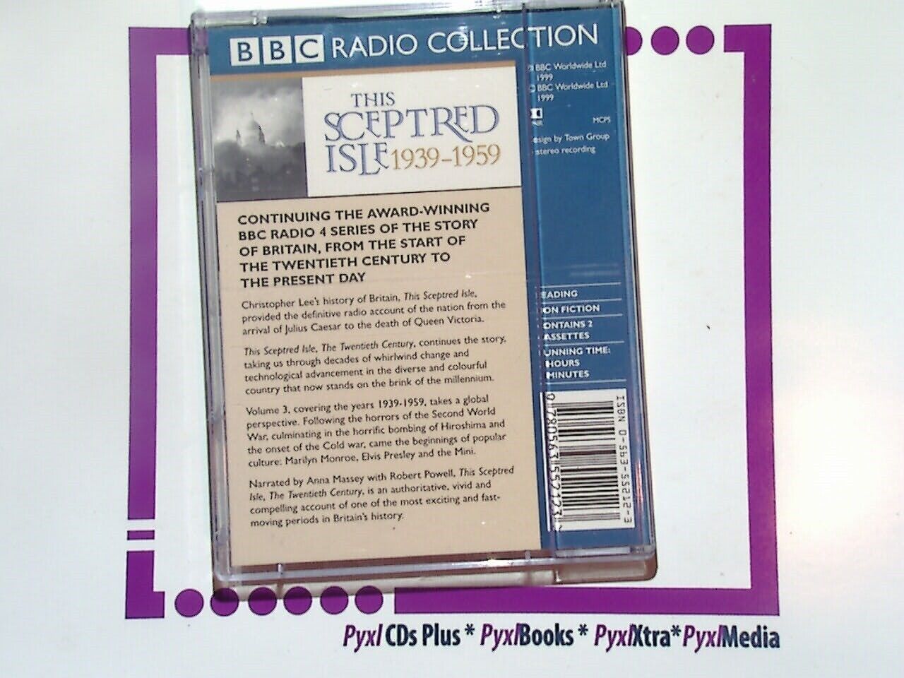 5 X BBC Radio This Sceptred Isle 20th Century Double Cassettes - 1901-1999 VGC