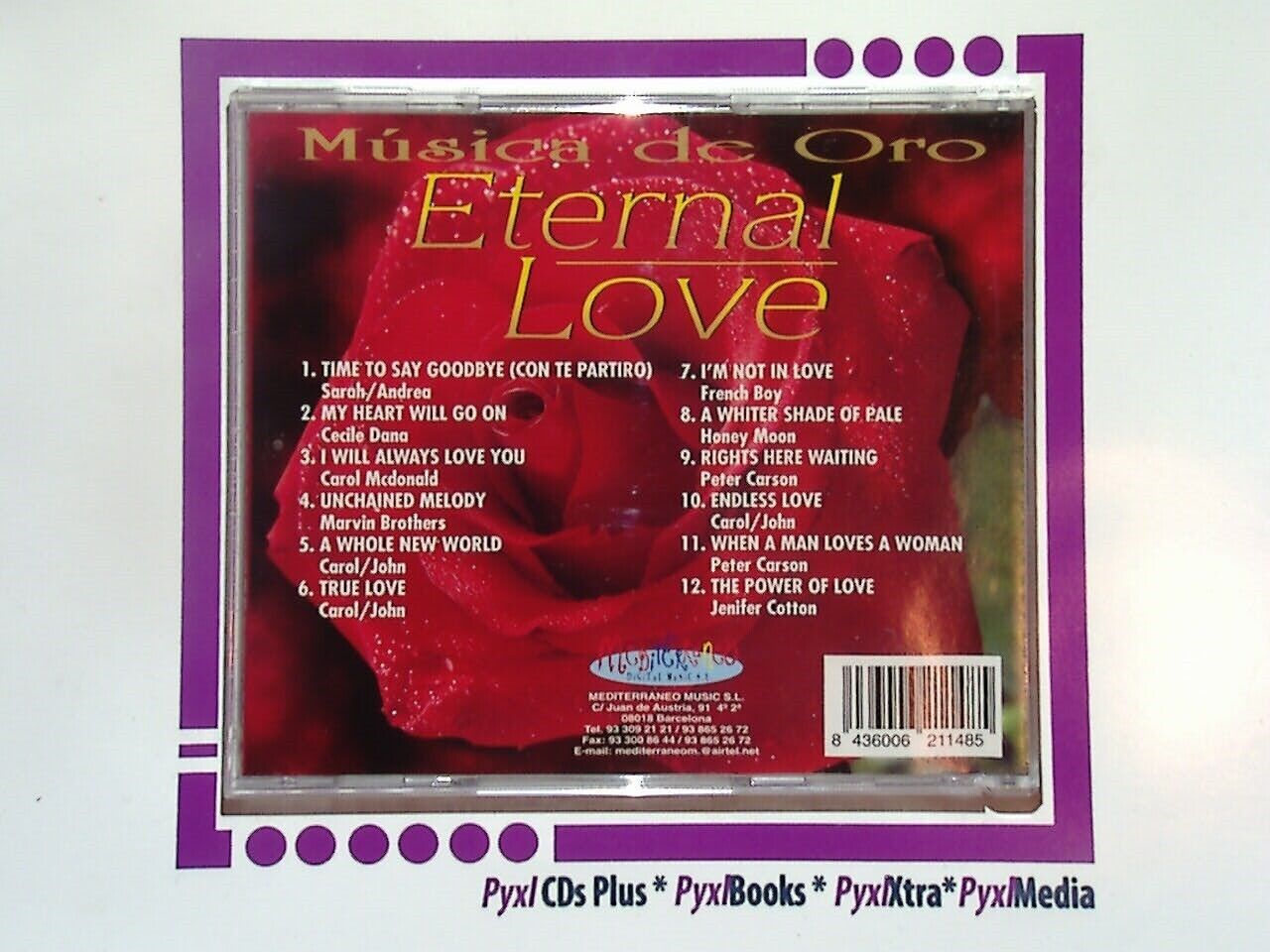 Musica de Oro Eternal Love I & II CD VGC