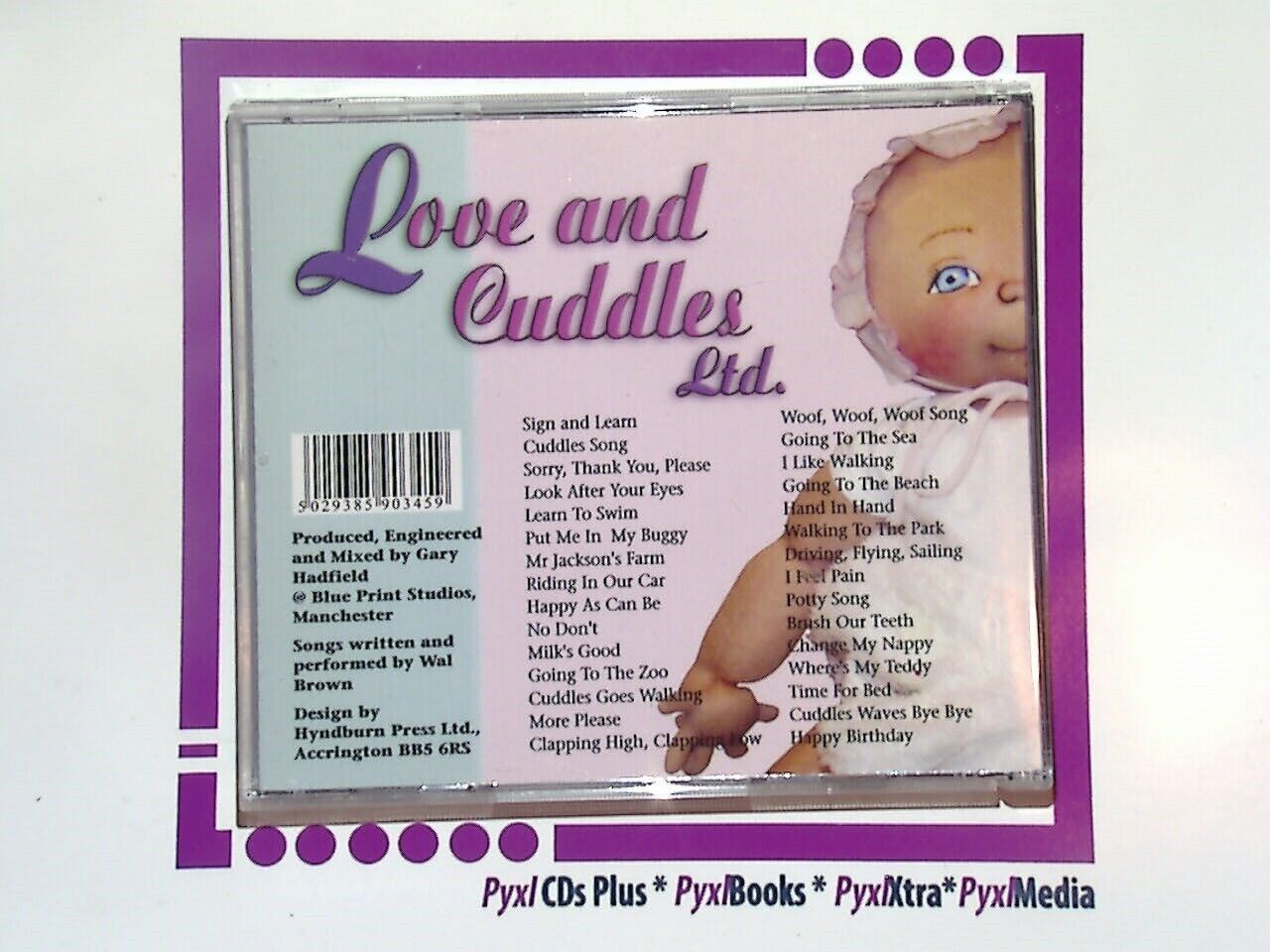 Wal Brown Love and Cuddles Ltd CD VGC