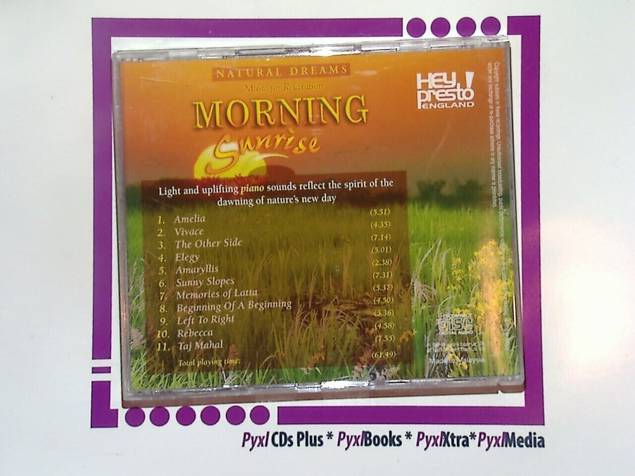 Natural Dreams - Morning Sunrise CD Mint