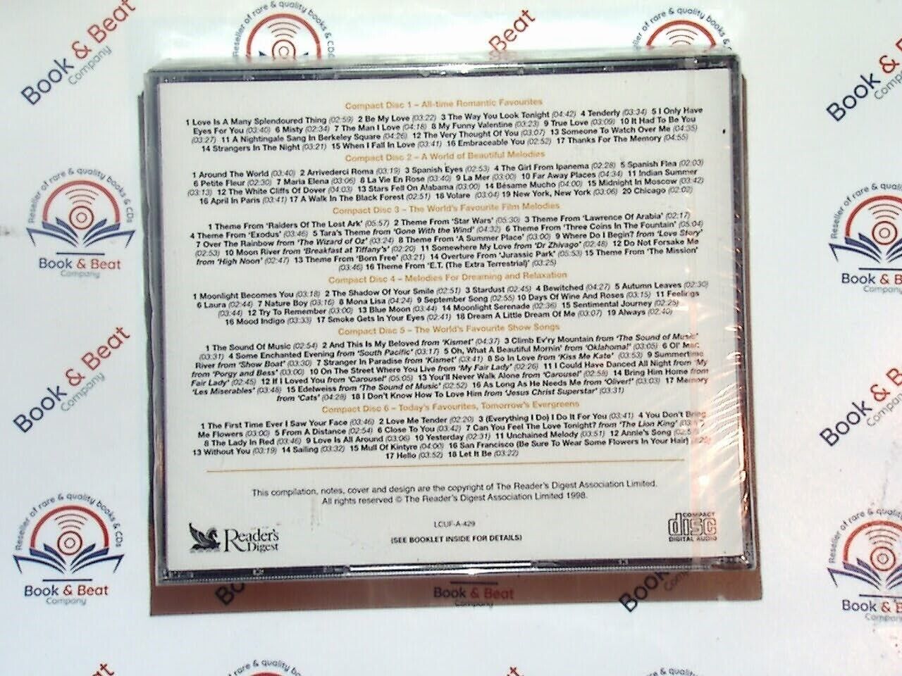 Various - Century Of Unforgettable Favourites (Reader's Digest) 6CD New & Sealed