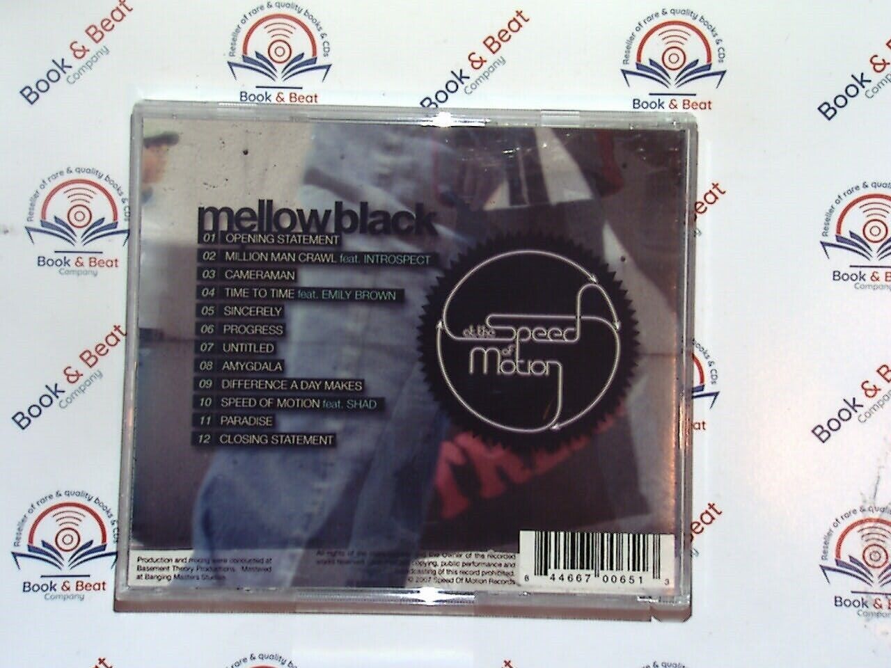 Mellowblack - At the Speed of Motion CD Mint