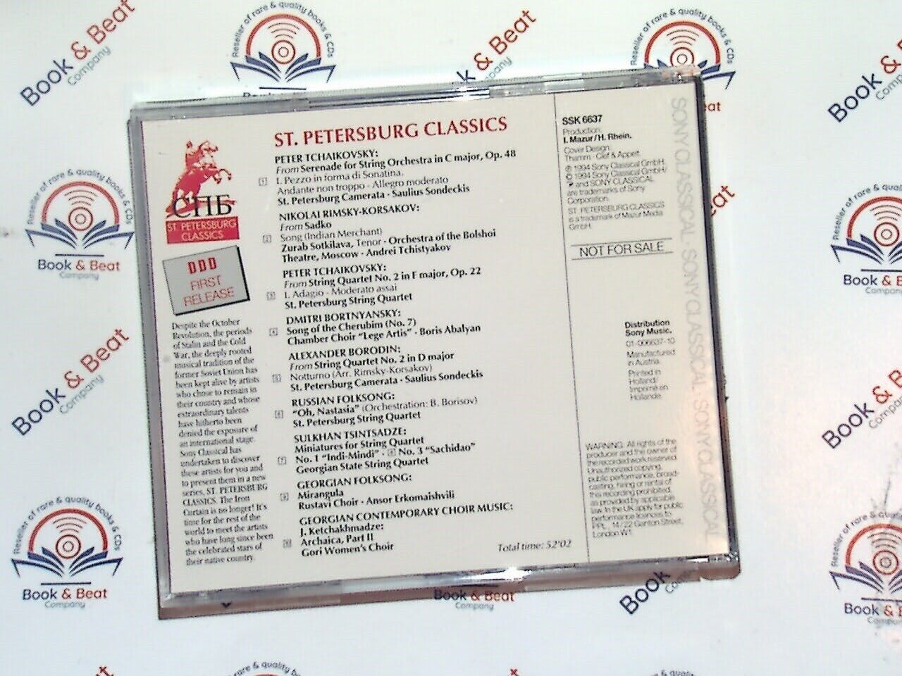 Various - St Petersburg Classics : A Taste Of things To Come Sampler CD Mint