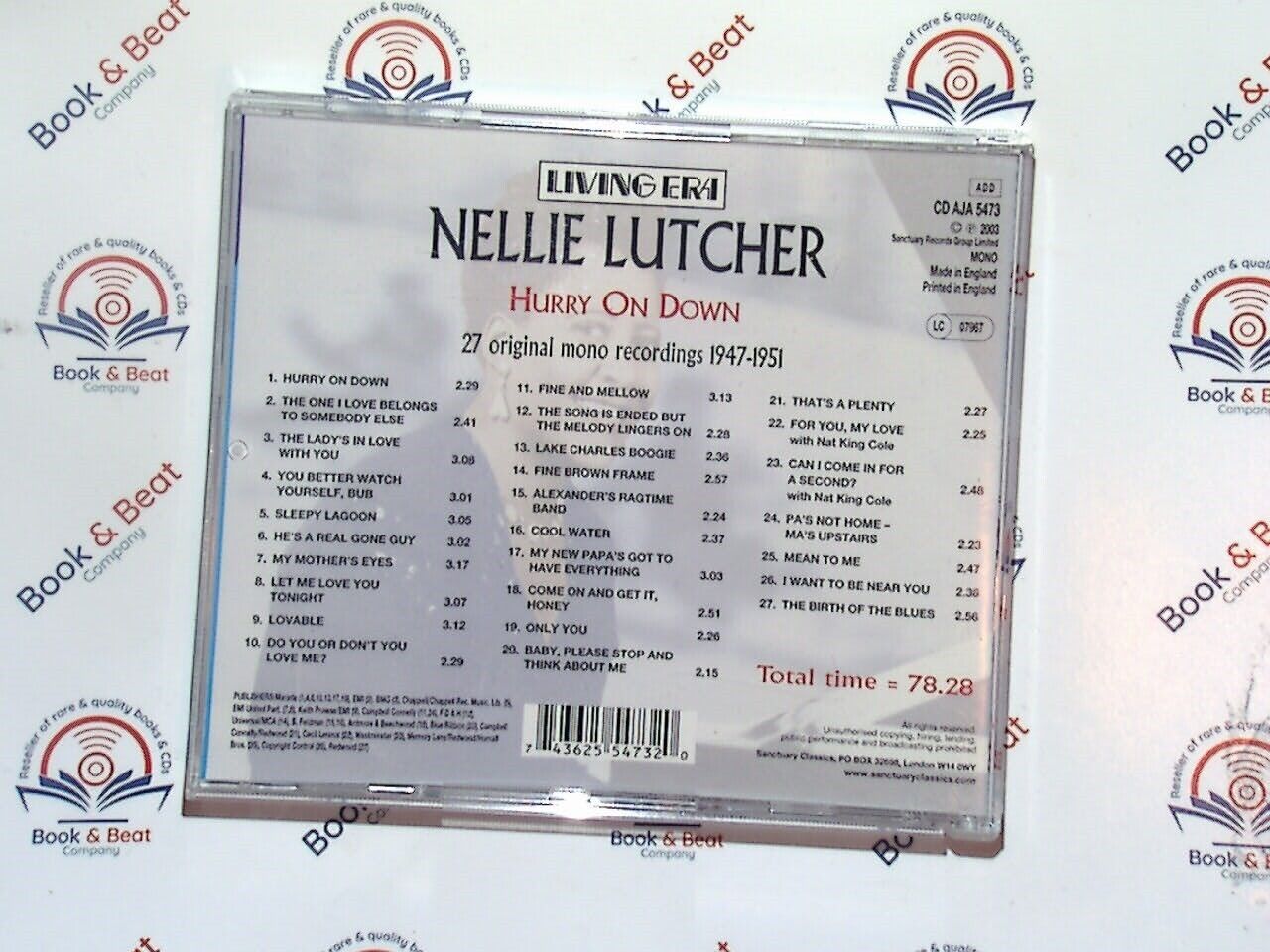 Nellie Lutcher - Hurry On Down CD Mint