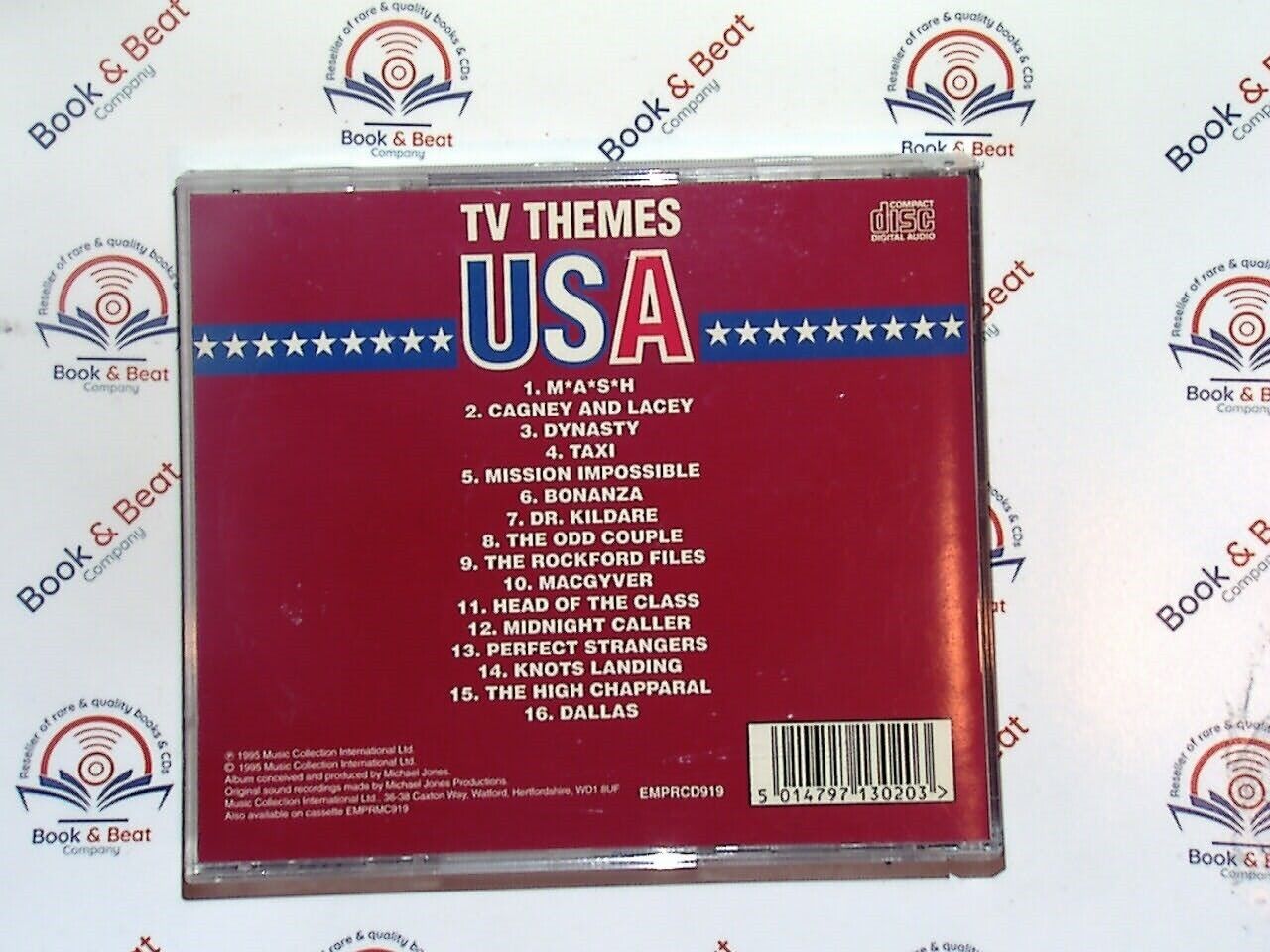 Various - TV Themes USA (Mash, Dallas, Taxi, Bonanza etc) CD Mint