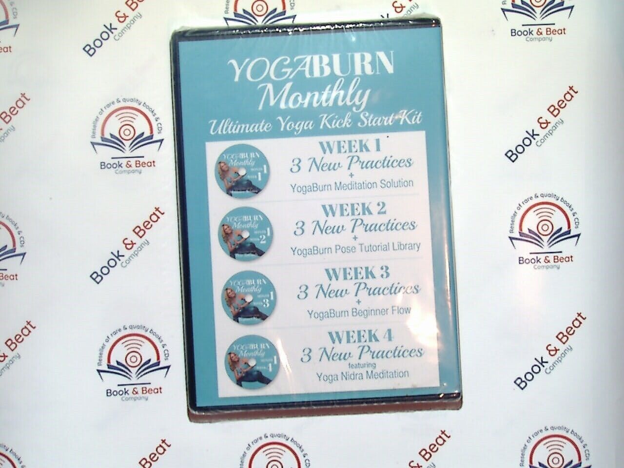 Yoga burn (Yogaburn) - Monthly: Ultimate Yoga Kick Start Kit 4DVD New & Sealed