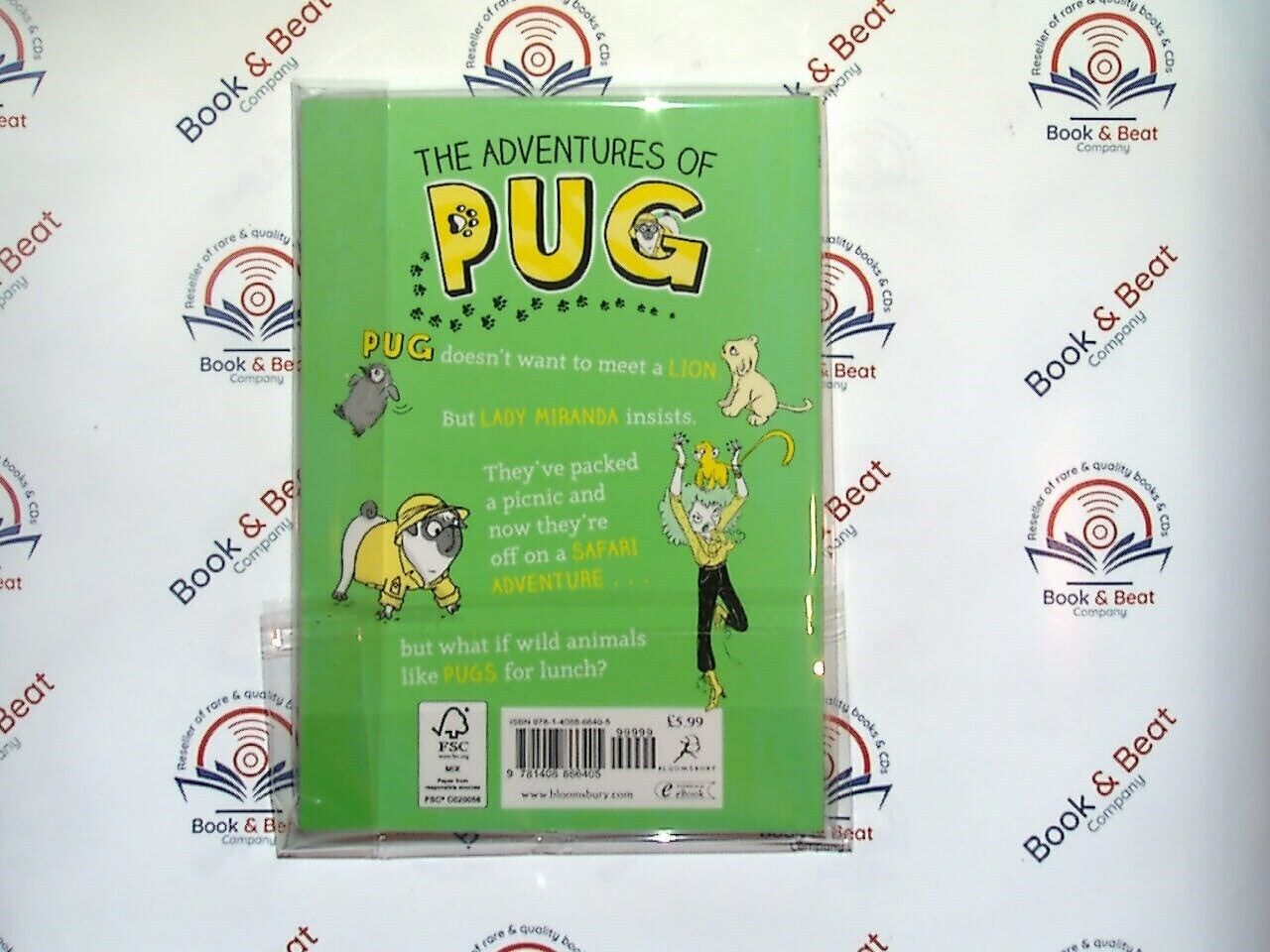 2 x Laura James PBs Safari Pug & Captain Pug New