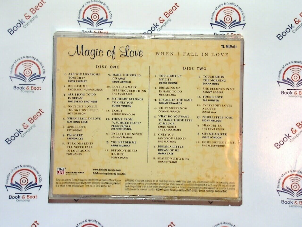 Various - Magic Of Love : When I Fall In Love (Time Life) 2CD Mint